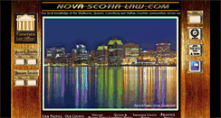 Desktop Screenshot of novascotialaw.com